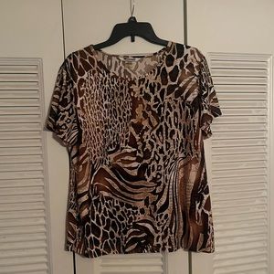 Leopard Top size Large